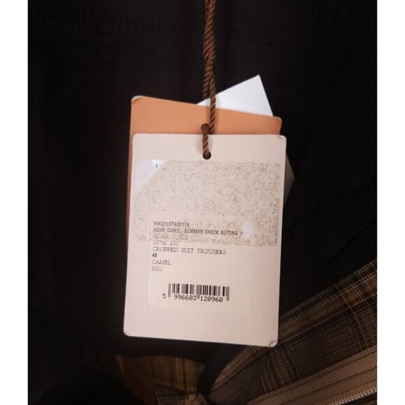 Nanushka Check Trousers Size 46 US 30 S Mens Beige $645 - Picture 10 of 14